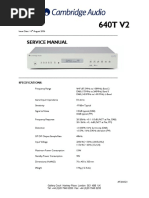 Cambridge-Audio Azur 640t-V2 Service en