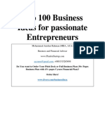 Top 100 Business Ideas For Passionate Entrepreneurs