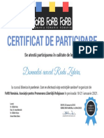 Certificat Forb