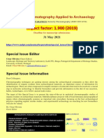 Analytical Chromatography Applied to Archaeology_V2