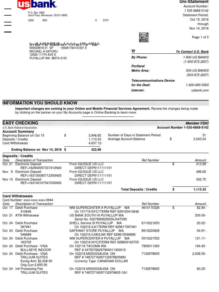 November 14, 2016 | PDF | Interest | Credit