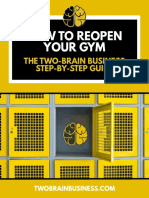 How To Reopen Your Gym: The Two-Brain Business Step-By-Step Guide