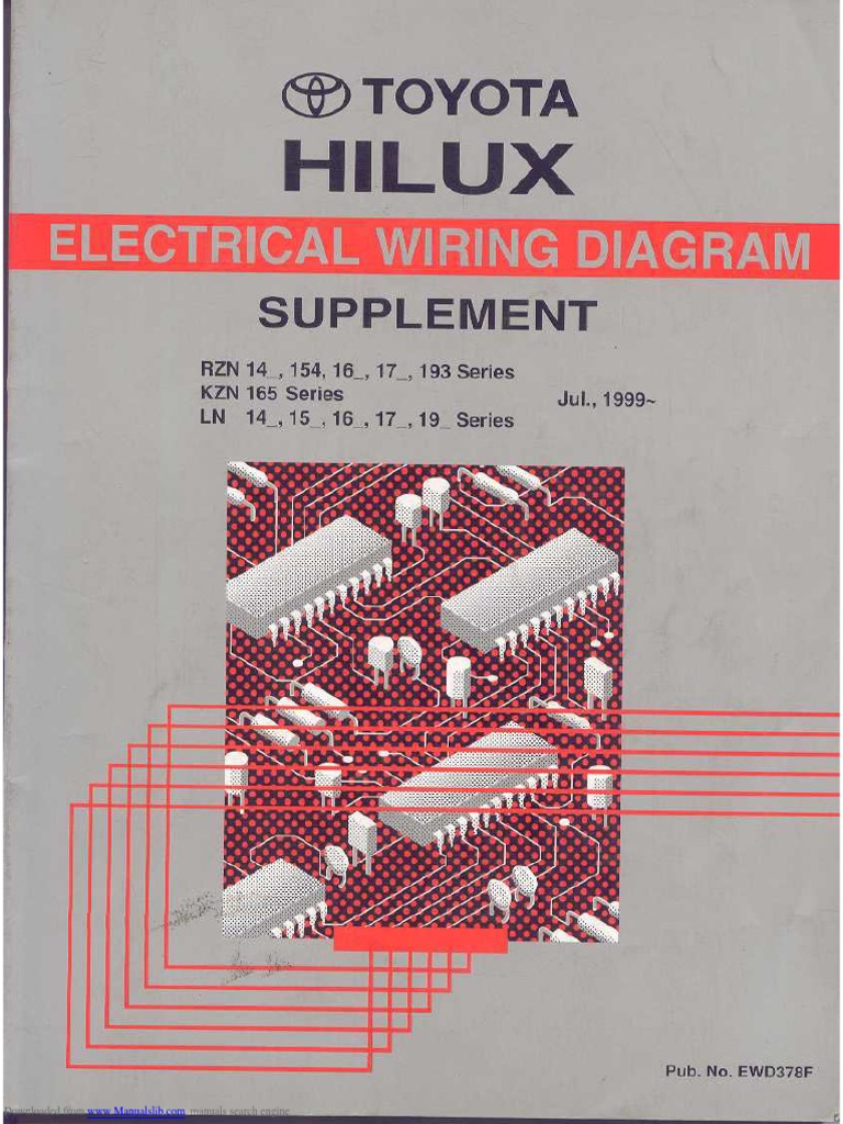 Toyota HILUX Electrical Wiring Diagram | PDF | Wheeled Vehicles | Car
