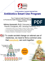 Antibiotics Smart Use Program: Kanyada Anuwong, Ph.D. Pisonthi Chongtrakul, MD. Somying Pumthong, PH.D