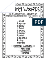 Spelling List 16
