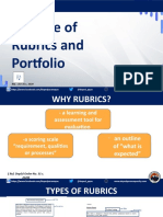 Rubrics and Portfolio