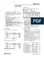 KT1210W Temperature Controller Operating Manual::increase Value