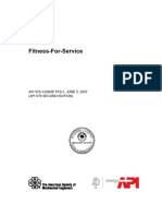 Fitness-For-Service: API 579-1/ASME FFS-1, JUNE 5, 2007 (Api 579 Second Edition)