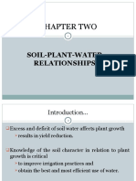 Chapter Two: Soil-Plant-Water Relationships
