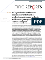 An Algorithm For The Beat-To-beat Assessment of Cardiac Mechanics During Sleep On Earth and in Microgravity From The Seismocardiogram