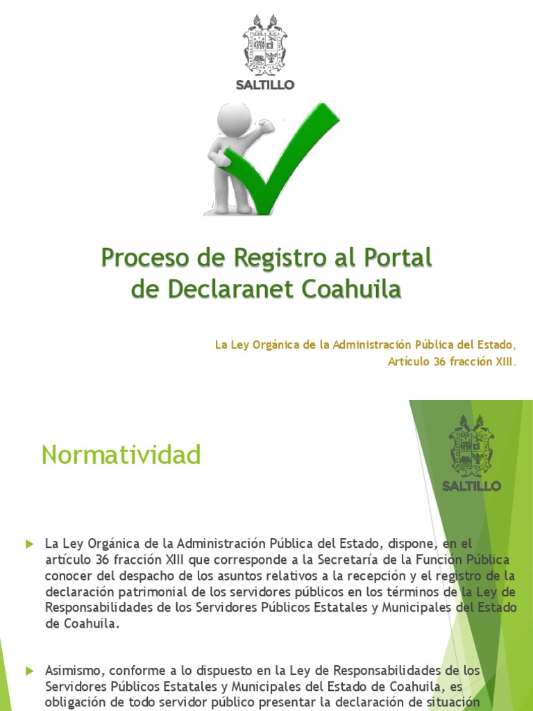 Proceso de registro al portal Declaranet de Coahuila: requisitos y ...