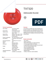 TX7320 Addressable Sounder Technical Specification