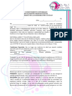 Consentimiento Informado Paciente Odontologico