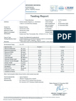 Report Tensile Test Material & Nick Break Test