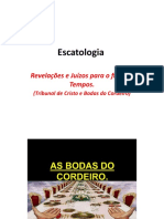 Escatologia - Tribunal de Cristo e Bodas Do Cordeiro