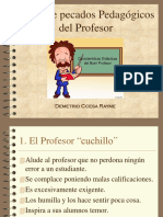 Los Siete Pecados Pedagógicos Del Profesor Ccesa007