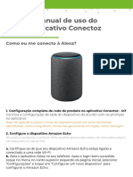 Manual de uso do Aplicativo Conectoz para Alexa