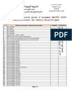 Liste de Matériel BAC - TP - 2020 - Fini - Génie Électrique - Zouheirsbai - Monastir