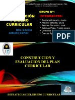 CONSTRUCCION Y EVALUACION DEL PLAN CURRICULAR (Grupo 1)