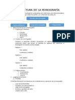 Estructura de La Monografía