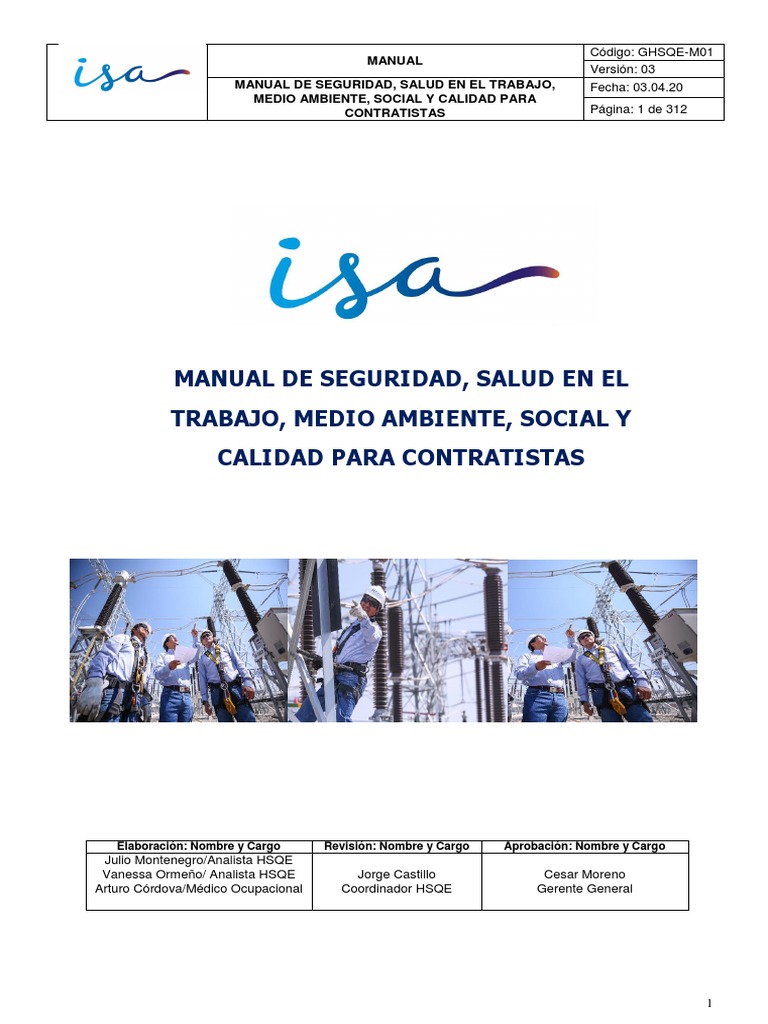 Manual Corporativo ISA REP | PDF | Naturaleza | Business