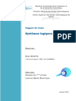 Cours Systemes Logiques 1 Slah Mhaya