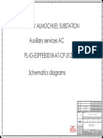 132/30Kv Almochuel Substation Auxiliary Services AC PL-IG-ESPPEE0018-AT-CP-312 Schematics Diagrams