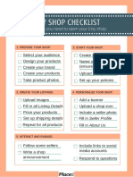 Etsy Shop Checklist: Everything You Need To Open Your Etsy Shop