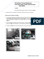 07-09 Pontiac Torrent/Equinox 08-09 GM Full Size Vans Cruise Instructions 250-9003