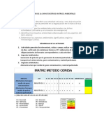 ACTIVIDAD DE LA CAPACITACIÓN DE MATRICES AMBIENTALES..