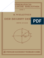Dr. H. Wieleitner - Der Begriff Der Zahl in Seiner Logischen Und Historischen Entwicklung