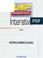 História da América Colonial e dos Povos Indígenas