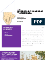 Nombres de Honduras y Conquista
