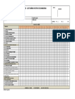 Checklist diário retroescavadeira