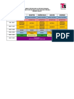 Horario Primer Grado