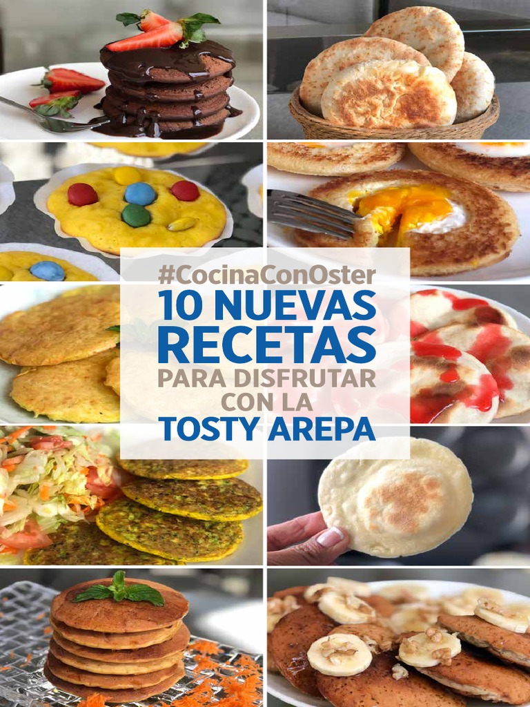 Recetario Tosty Arepa Oster 2 PDF Tortita Panes