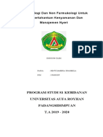 Farmakologi Dan Non Farmakologi Untuk Mempertahankan Kenyamanan Dan Manajemen Nyeri