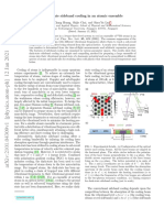 Dark-State Sideband Cooling in An Atomic Ensemble: Lattice