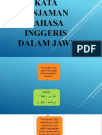 Jawi Bahasa Nggeris