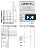 Carnet Unificado Vacunacion Ninos Adolescentes Cuv - 2020