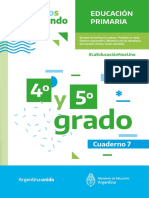 Educación primaria 4to y 5to grado cuaderno 7