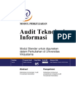 Modul 5 - Audit Teknologi Informasi - Audit Internal