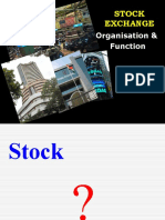 Stock Exchange: Organisation & Function