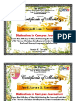 Merrynell Linn P. Severino: Distinction in Campus Journalism