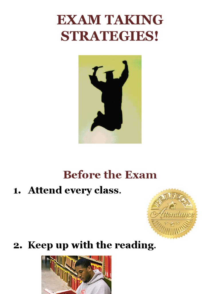 Effective Exam Taking Strategies | PDF | Self-Improvement