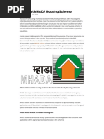 All About MHADA Housing Scheme