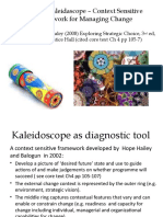 MOC L3 - Supplementary Slides - Change Kaleidascope - Context Sensitive Framework For Managing Change