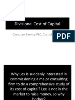3 Divisional Cost of Capital
