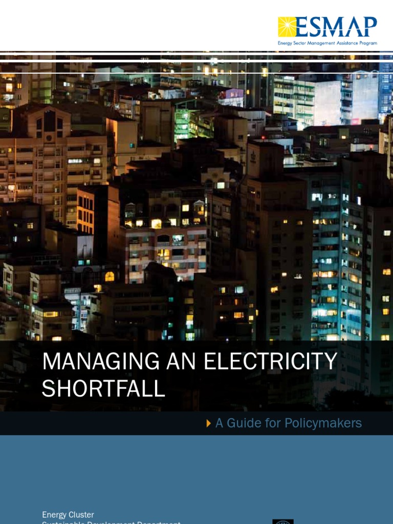 Managing An Electricity Shortfall: A Guide For Policymakers | PDF ...