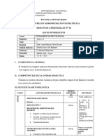 Sesion Aprendizaje-02 - Fundamentos de Finanzas - I Ciclo - Administración Estratégica - Calvo Rivera